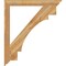 Ekena Millwork Merced Traditional Rough Sawn Bracket, Western Red Cedar, 4"W x 42"D x 48"H BKT04X42X48MRC01RWR - alternate 4